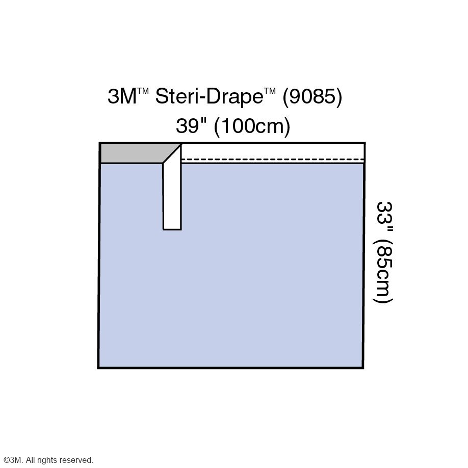 3M Steri-Drape Abdecktücher selbstklebend 100 x 85 cm (30 Stck.)