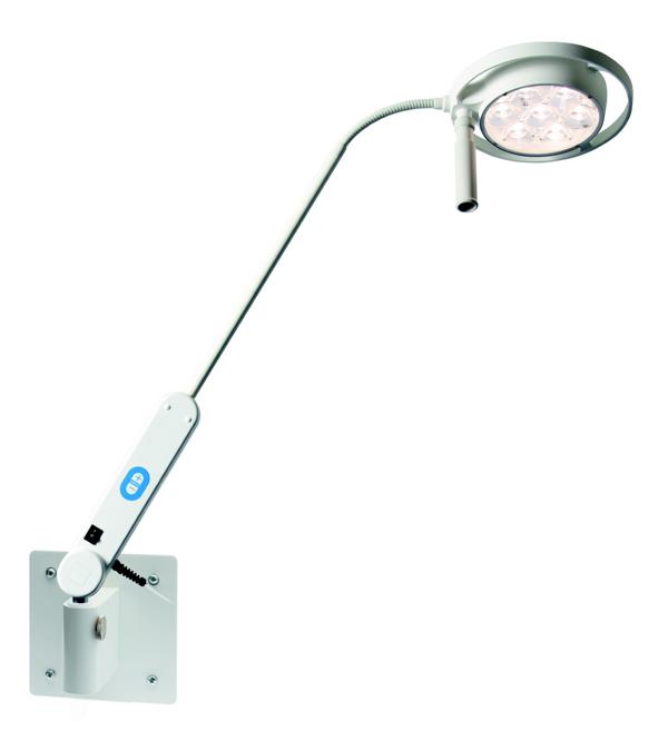 Mach LED 115 Untersuchungsleuchte Wandmodell, mit Wandbefestigung
