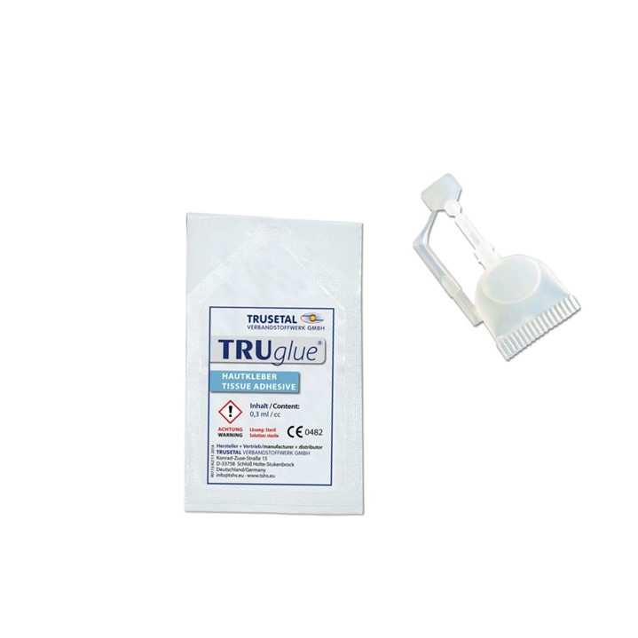 TRUglue Haut- und Wundkleber Single Dosen (25 Dosetten à 0,3 ml)
