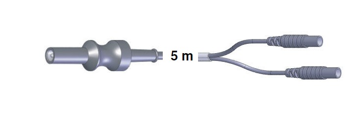 Bipolar Anschlusskabel, AES-BER-MAR -> Ethicon, 5,0 mtr.