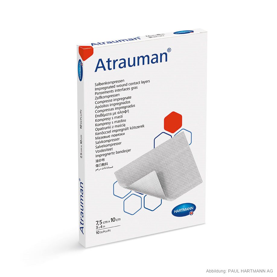 Atrauman Salbenkompressen steril 7,5 x 10 cm (10 Stck.)