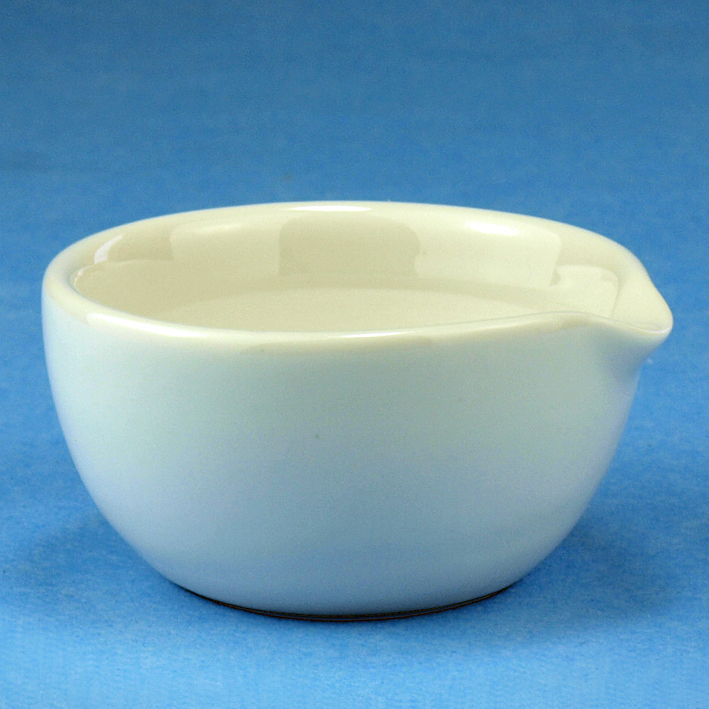 Mörser aus Porzellan mit Ausguss ca. 100 mm Ø