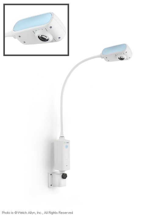 GS 300 LED-Untersuchungsleuchte mit Tisch-/Wandbefestigung