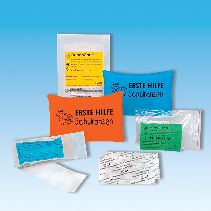 Erste-Hilfe Set Schulranzen blau